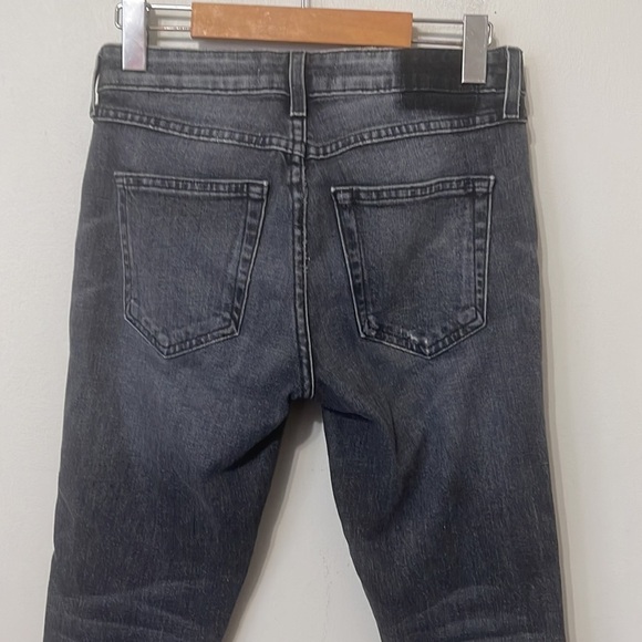 AMO Twist Zip Skinny Jeans In Smoke Wash Skinny - Picture 6 of 12